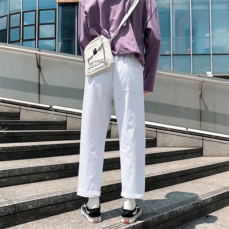 男春季潮流时尚休闲长裤冰丝刺绣长裤G932P30,男装休闲裤,星座1116-2