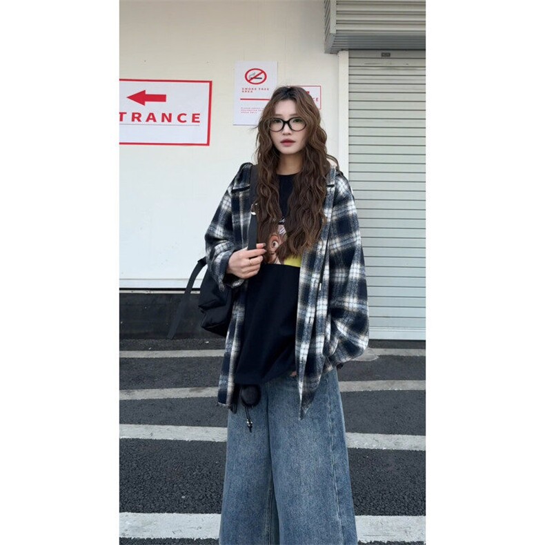 现货足CS7139-P40特中性格子连帽衬衫外套，男装衬衫，电商D232