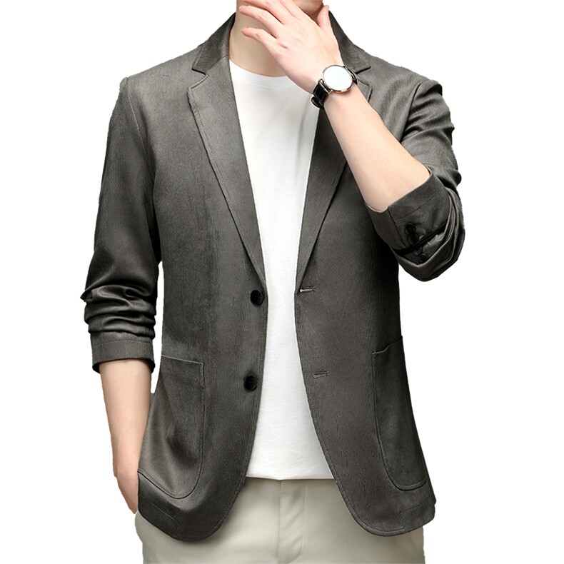 BEA10225钱塘2020-2新款春秋款中年男士休闲百塔简约西服P190,男装西服,钱塘207-2