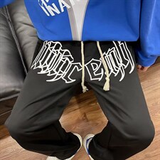 218-1-P32-18B01新款时尚休闲拖地气泡休闲裤，男装休闲裤，四季星座218-1