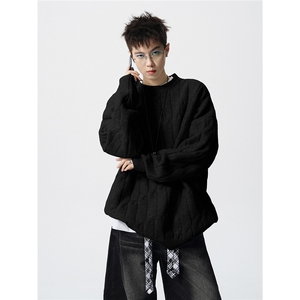 新款毛衣针织圆领男装M807-P70图片