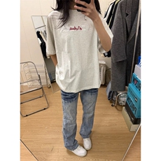 刺绣纯棉潮牌刺绣短袖ZX0154-P35，男装T恤，星座313A(原308A-2)