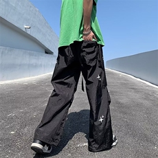青春流行工装裤休闲裤潮时尚潮牌春季男直筒裤GK100-P37，男装休闲裤，星座1109-3