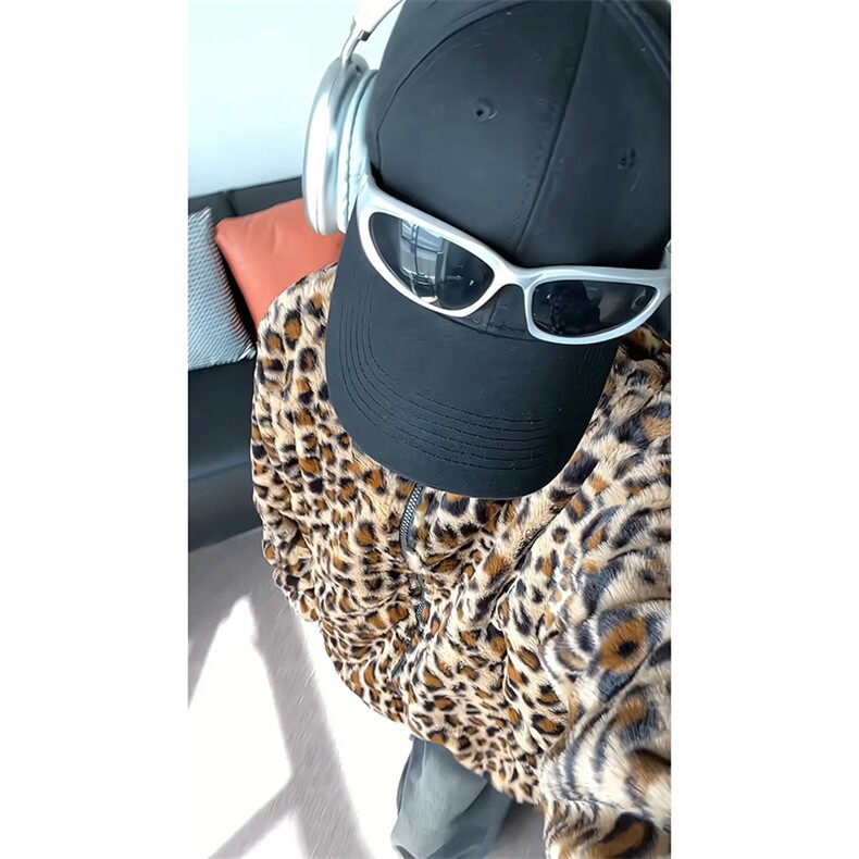 两面穿豹纹夹克外套男厚款上衣KD642-P85,男装夹克,电商D312-1
