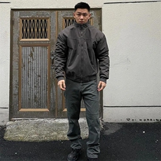 26春装新款美拉德立领飞行夹克boxy廓形休闲百搭外套上衣JK6500，男装夹克，电商A486