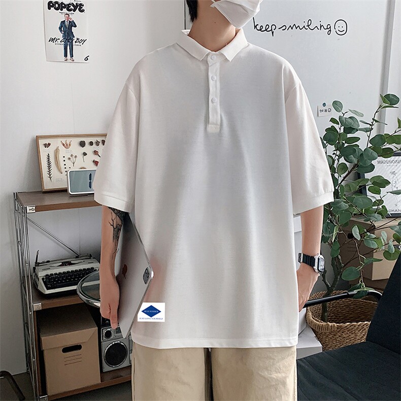 PL57061-P35翻领短袖polo衫男大码胖子半袖t恤男有领保罗衫模特,男装Polo衫,电商A040