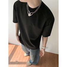 主推夏季新品2026玉米格半袖打底衫男士夏装短袖T恤上衣S408-特19，男装T恤，电商A233-1