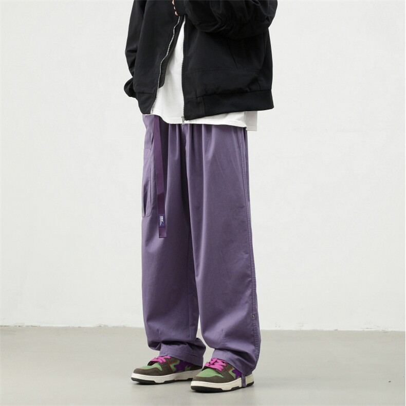 水洗搭扣飘带工装裤M~5XLXZ604-KG59-P60控78，男装工装外套，星座604