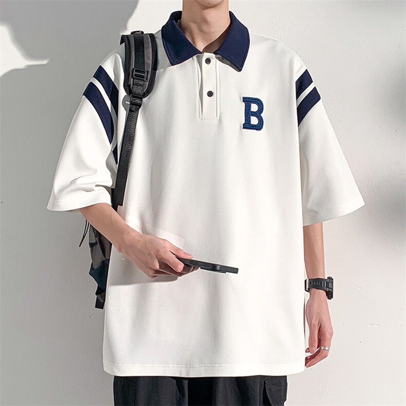 2024HW23678改短光影大码菠萝格刺绣POLO衫M-5XHT24203-特P25，男装Polo衫，电商A022