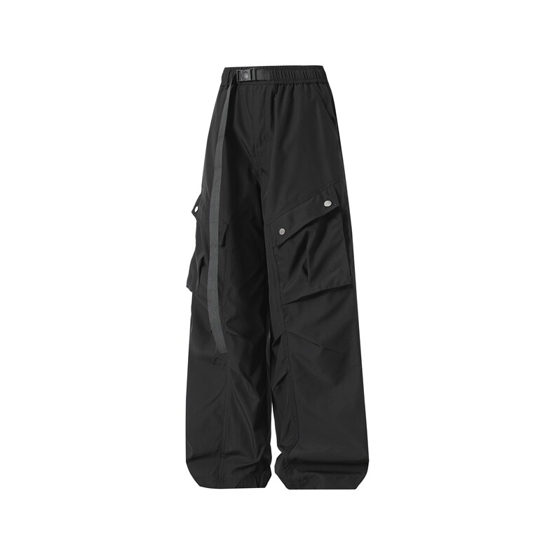 冲锋裤男春秋季机能工装裤港风宽松直筒休闲裤男休闲裤GK628-p48,男装工装外套,星座302B-2