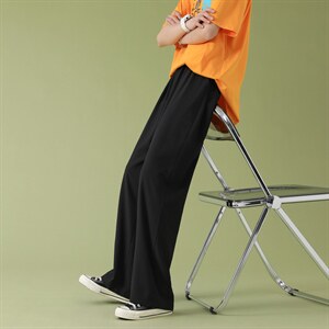 2023春夏新款百搭冰丝长裤2028-特批22，女装休闲裤，星座718-1