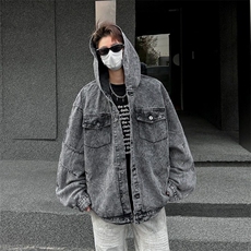 春秋痞帅外套男ins潮牌港风日系原宿风潮流宽松夹克J3612，男装夹克，星座1116A-1（原606A）