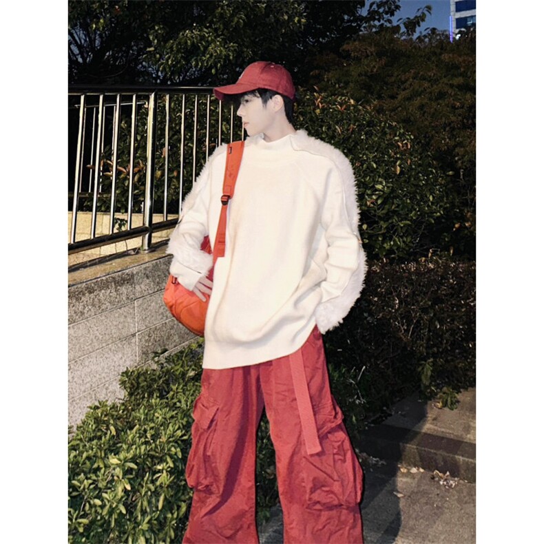【有货】小众解构双头拉链毛衣男设计感针织衫外套B09CC-特P65,男装针织衫/毛衣,星座1007（原301D）