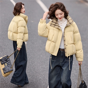 现货面包服女2025年冬季新款女装时尚休闲泡芙羽绒服图片