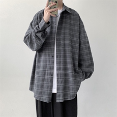 宽松长袖衬衫男KD628-P30，男装衬衫，电商D312-1