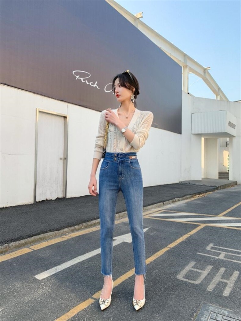 小脚裤，女装，雪儿诱惑