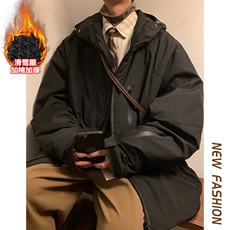24冬单板双板防风防水保暖滑雪服男士加棉加厚中性风外套M70-P140，男装棉衣，电商A001-1