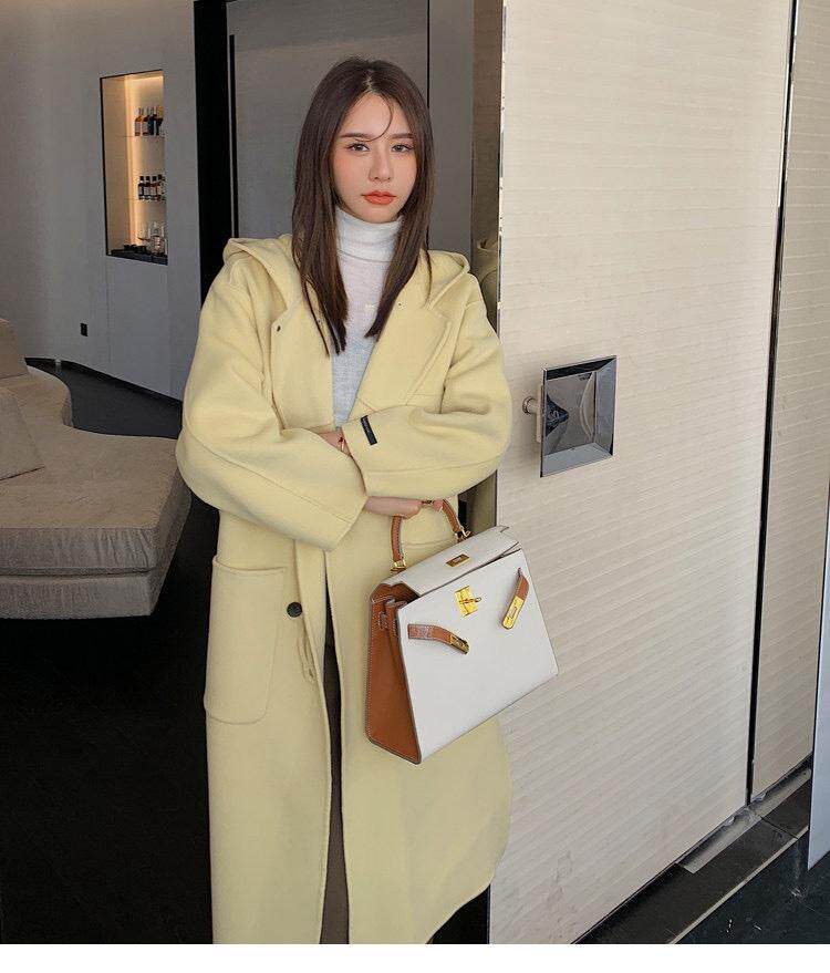 冬款双面羊绒大衣，其它，董与朱