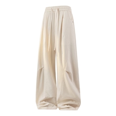 高品质鱼骨纹休闲亚麻棉裤新款宽松直筒裤A436-26011-P5085，男装棉裤，电商A436