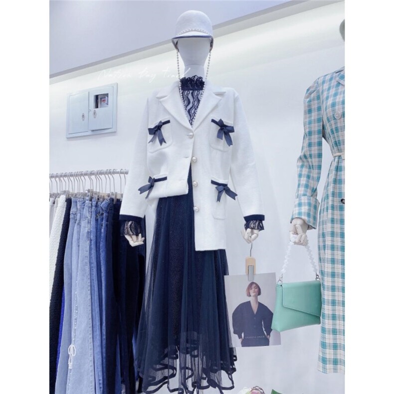 现货蝴蝶结水晶貂外套，其它，CHERRY·印