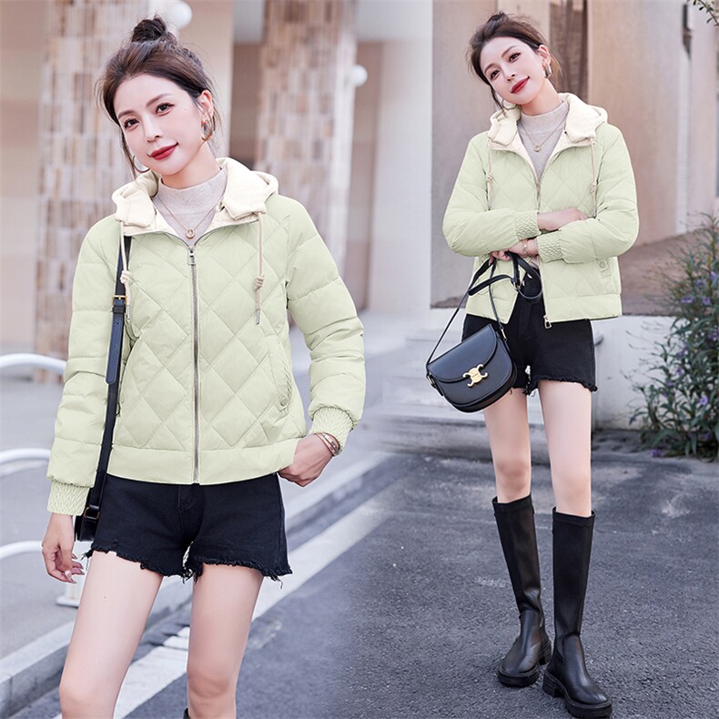时尚潮流女装棉服冬季保暖短款外套显瘦百搭羽绒棉衣,女装棉衣/棉服,浪花E族（衣布洛）