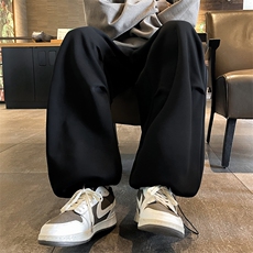 春秋季百搭直筒工装阔腿裤2024新款潮牌宽松休闲卫裤男K7517-P35，男装休闲裤，星座512-3