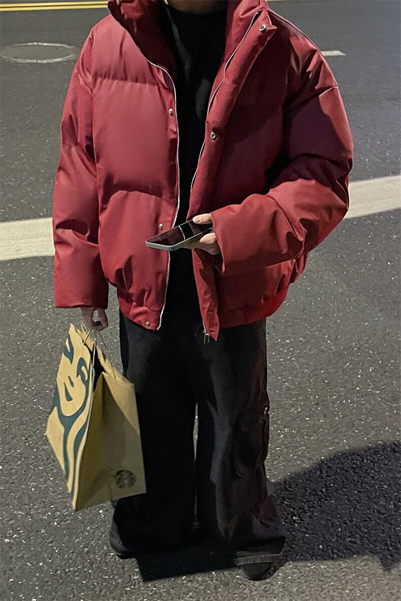 冬季外景重磅面包服男潮牌复古宽松保暖棉衣立领外套MF11883/P120,男装棉衣,电商B316