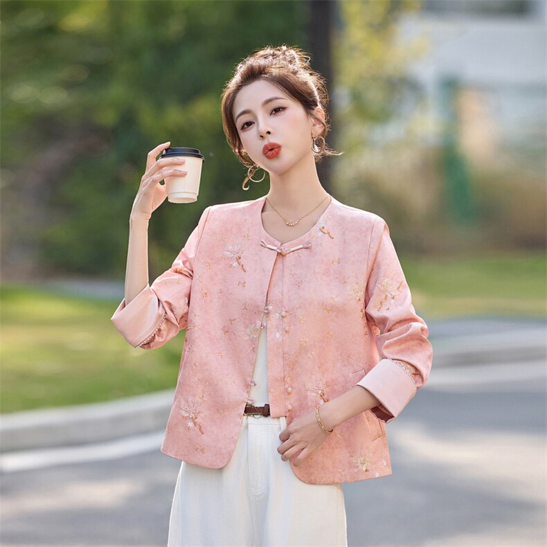 【现货！！！】新中式女士外套亮片，女装短外套，素月