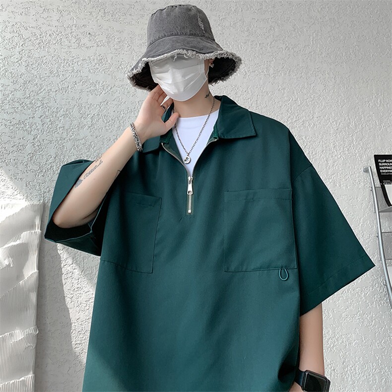 现货高质量夏装新款港风大码t恤韩版DSA059-1003-P35控58,男装T恤,电商A059