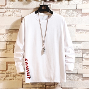 TX3102-P25 纯长袖t恤男大码圆领打底衫体恤上衣服 砖墙挂拍图片