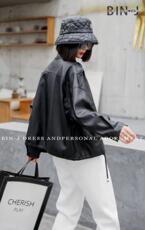 秋季新品韩版皮衣，女装皮衣，宾珏