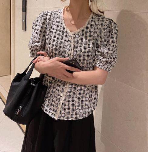 刺绣花纹工艺上衣，女装，新袖