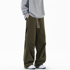 春季美式复古休闲裤男宽松休闲纯棉工装裤K1018P45，男装工装外套，电商C323