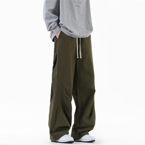 春季美式复古休闲裤男宽松休闲纯棉工装裤 K1018P45，男装工装外套，电商C323