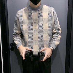 B340 M96256 P78 108   店主风无头风高品质毛衣男图片