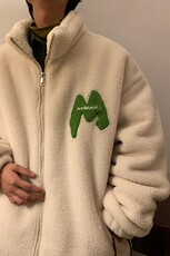 羊羔毛棉衣外套加厚棉服夹克厚港风日系棉袄1016-1W57P118K158，男装夹克，星座1016-1（原电商B408-1）