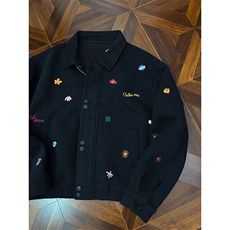 花卉刺绣外套工装夹克JK6819特P65，男装夹克，星座908-1