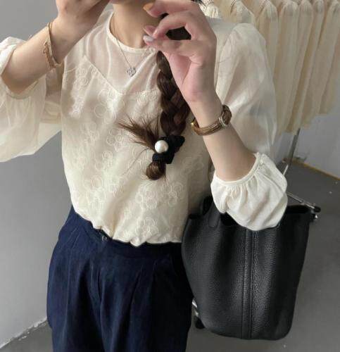 刺绣特色假两件上衣，其它，新袖