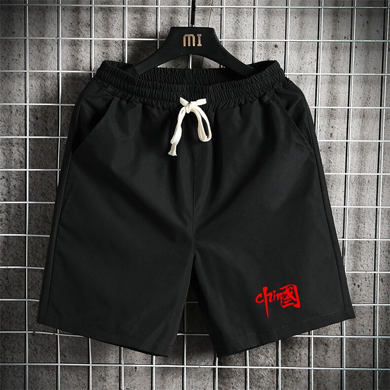 DK39276-P15港风休闲短裤男士大码运动五分裤男中裤男马裤网格,男装休闲裤,电商A040A