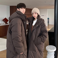 羽绒服男冬季港风宽松连帽长款白鸭绒外套YR926-P205（控价258，男装羽绒服，星座214-3