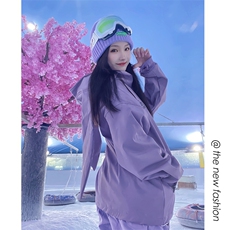单双板防水男女银狐绒滑雪服衣裤套装M38+K1002J加绒P200控328，男装休闲套装，电商A001