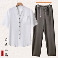 白色衣+深灰裤