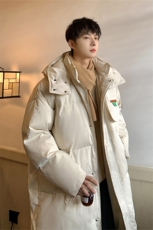 冬季新品中长款连帽棉衣男韩版潮流学生棉服棉袄812-MY668-P148，男装棉衣，星座812
