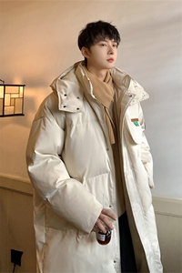 冬季新品中长款连帽棉衣男韩版潮流学生棉服棉袄812-MY668-P148图片