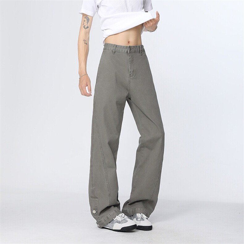 B221美式暗黑高品质多口袋休闲工装裤子LK24352-特P55控88，男装休闲裤，电商B221