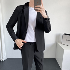 TW89-P110夏季时尚男士长袖西服九分裤两件套装正装，男装西服，星座507A（原星座306B-2）