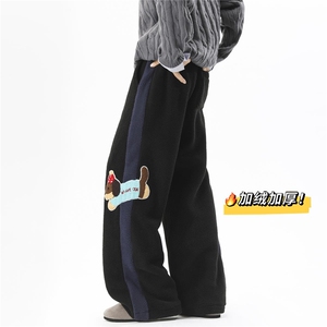 K1750/P50 88  羊羔毛冬季加绒加厚休闲裤男图片