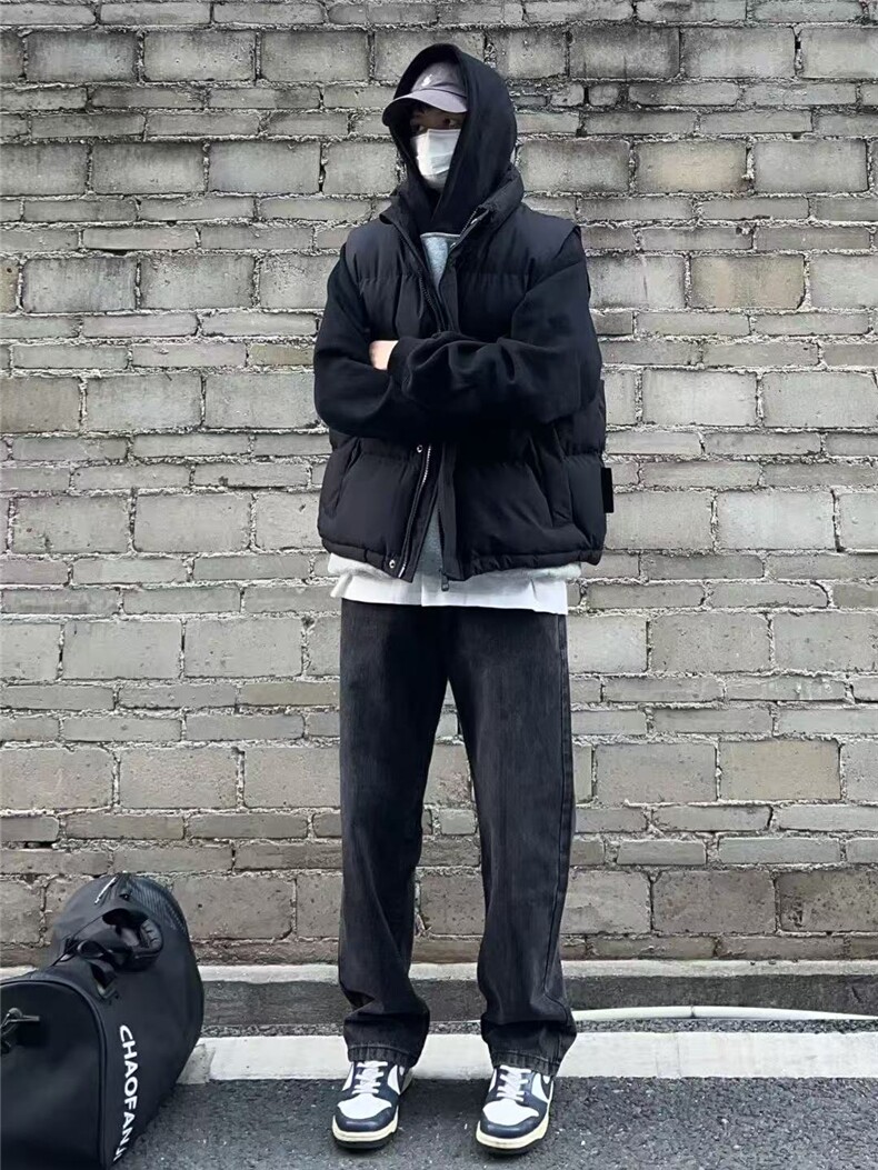 网T冬季叠穿无袖棉马甲保暖男士加厚棉服坎肩外套潮MJ618-特P38,男装背心/马甲,星座610B-1