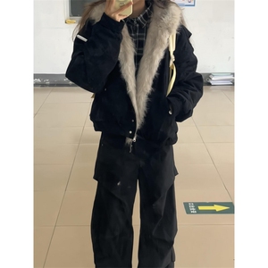 女风 现货高质量纯棉帆布不掉毛棉服ZM0143-P118图片