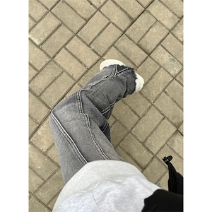 自家图，cleanfit裤子男款秋冬侧拉链显瘦显高牛仔裤-KZA50-P60图片